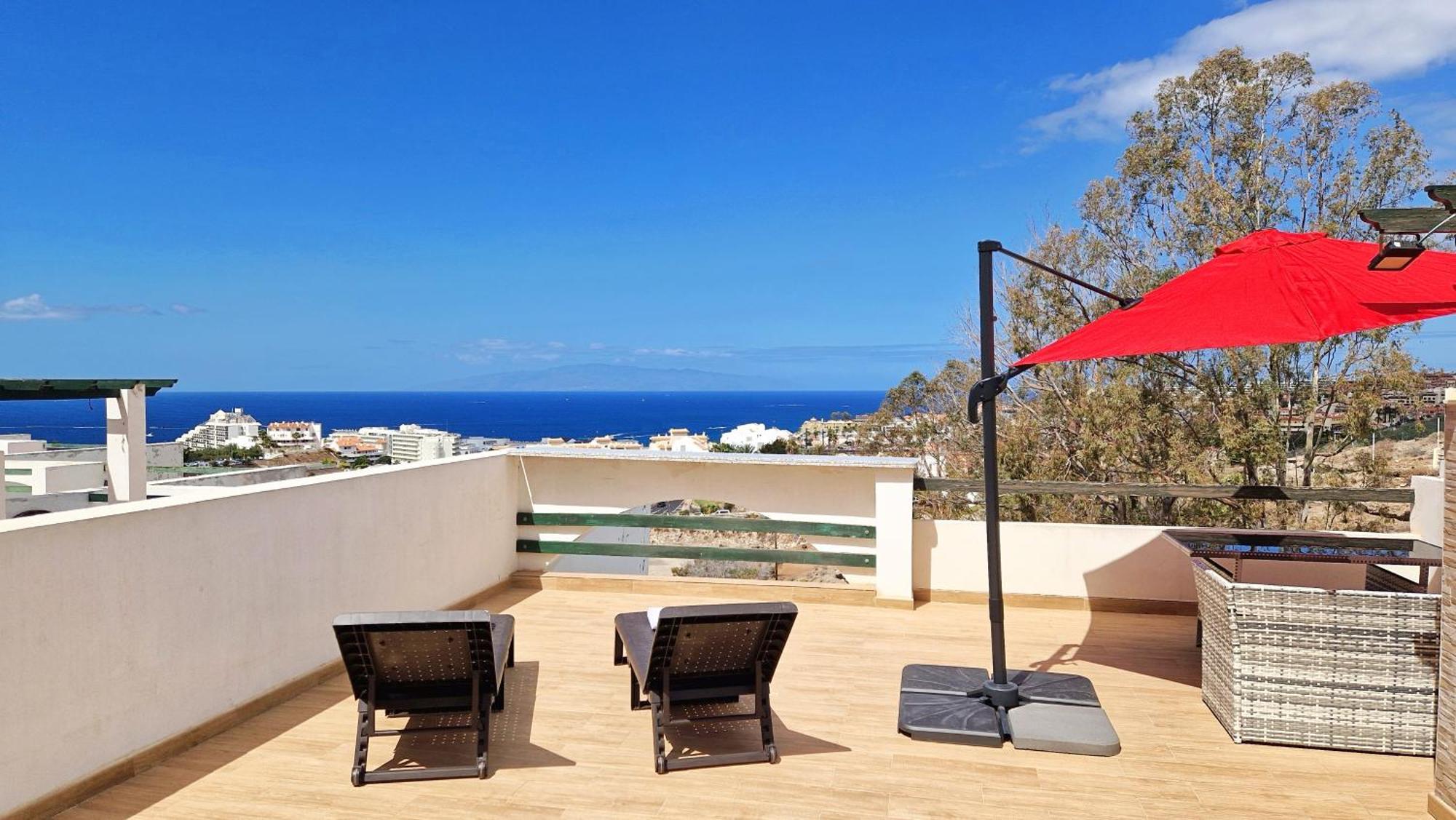 Apartment With Private Terrace - Ocean View Costa Adeje Bagian luar foto